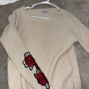 Embroidered sweater